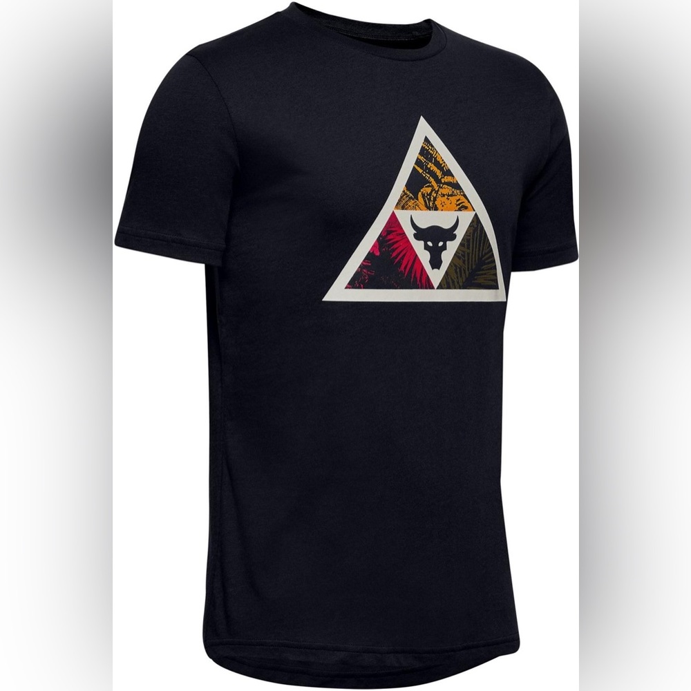 T-shirt YXL Under Armour Project Rock Brama Bull SS Boy’s Heatgear 1351841
